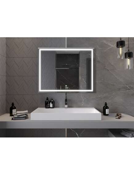 Mexen Miko lustro łazienkowe podświetlane 100 x 80 cm, LED 6000K, antypara - 9819-100-080-611-00, 4 image