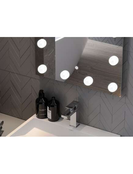 Mexen Dona lustro łazienkowe podświetlane 120 x 80 cm, LED 6000K, antypara - 9818-120-080-611-00, 5 image