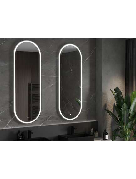 Mexen Bono lustro łazienkowe podświetlane 55 x 155 cm, LED 6000K, antypara - 9816-055-155-611-00, 2 image