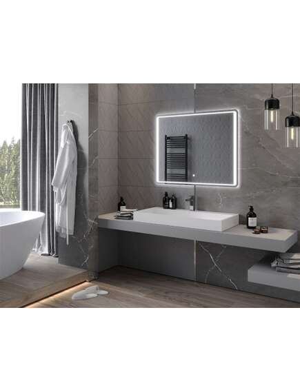 Mexen Zusa lustro łazienkowe podświetlane 100 x 80 cm, LED 6000K, antypara - 9808-100-080-611-00, 3 image