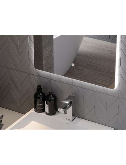 Mexen Sun lustro łazienkowe podświetlane 50 x 70 cm, LED 6000K, antypara - 9807-050-070-611-00, изображение 5