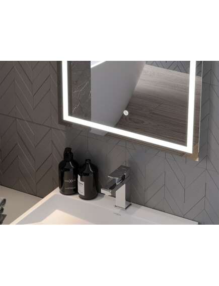 Mexen Miko lustro łazienkowe podświetlane 80 x 60 cm, LED 6000K, antypara - 9819-080-060-611-00, 5 image