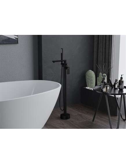 Mexen Leda wolnostojąca bateria wannowa, czarna - 75633-70, изображение 2