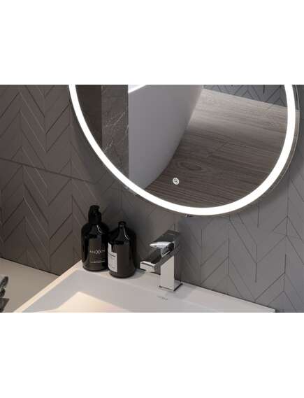 Mexen Gobi lustro łazienkowe podświetlane, okragłe 60 cm, LED 6000K, antypara - 9801-060-060-611-00, изображение 5
