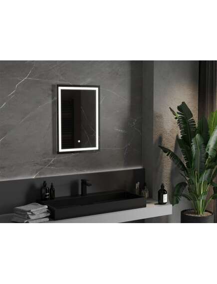 Mexen Miko lustro łazienkowe podświetlane 50 x 70 cm, LED 6000K, antypara - 9819-050-070-611-00, 2 image