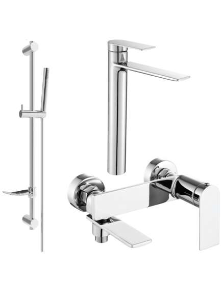 Mexen Zero DF70 zestaw wannowy, chrom - 7113DF70-00