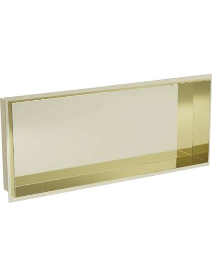 Mexen X-Wall-NR półka wnękowa bez kołnierza 75 x 30 cm, złota - 1951753010