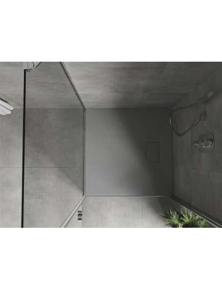 Mexen Hugo brodzik kwadratowy SMC 80 x 80 cm, szary - 42618080, 4 image