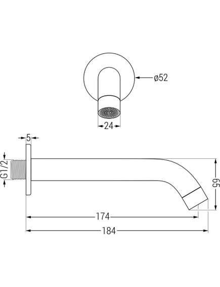 Mexen Kai DR70 zestaw wannowo-prysznicowy podtynkowy z deszczownicą 30 cm, biały - 77602DR70301-20, изображение 5
