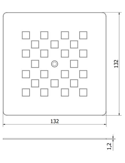 Mexen Stone+ maskownica do brodzika, złota - 44910050, изображение 4