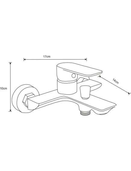 Mexen Alfa DQ40 zestaw wannowy, złoty - 745713DQ40-50, 3 image
