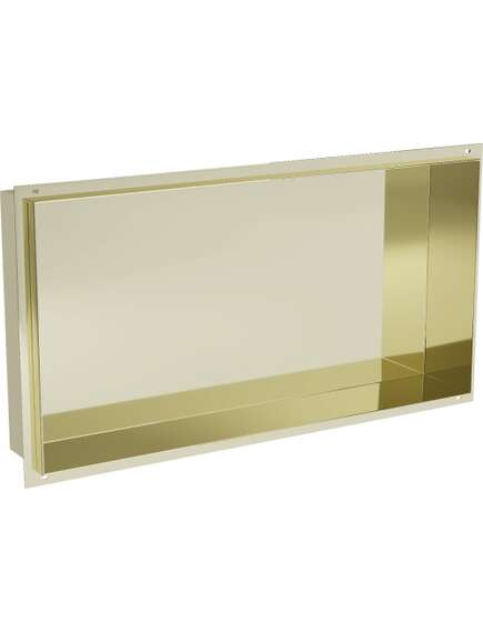 Mexen X-Wall-NR półka wnękowa bez kołnierza 60 x 30 cm, złota - 1951603010