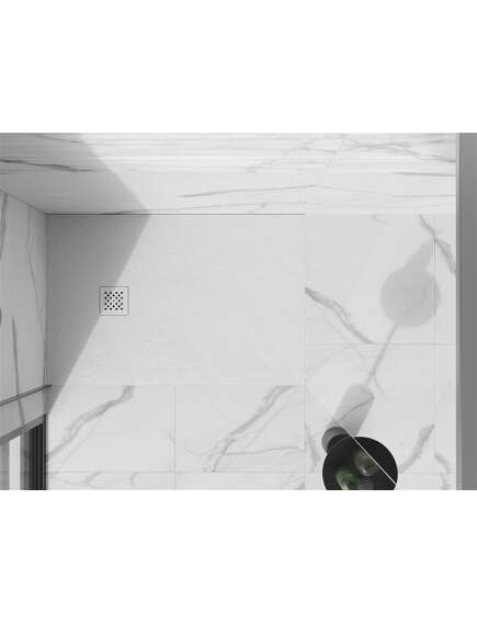 Mexen Stone+ maskownica do brodzika, biała - 44910020, 2 image