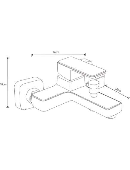 Mexen Cetus DQ77 zestaw wannowy, złoty - 744303DQ77-50, 3 image