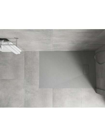 Mexen Hugo brodzik prostokątny SMC 130 x 80 cm, szary - 42618013, 3 image