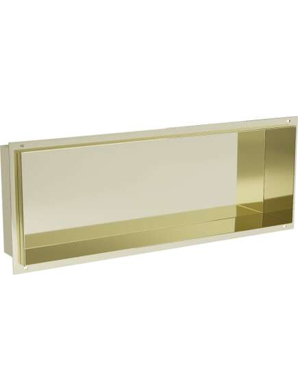 Mexen X-Wall-NR półka wnękowa bez kołnierza 60 x 20 cm, złota - 1951602010