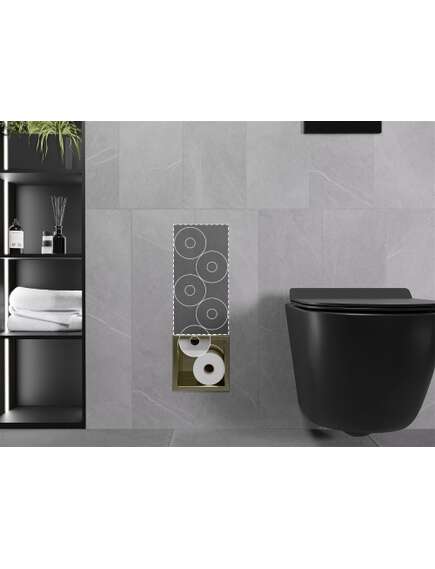 Mexen X-Wall-B magazynek na papier toaletowy, złoty - 1955, изображение 5