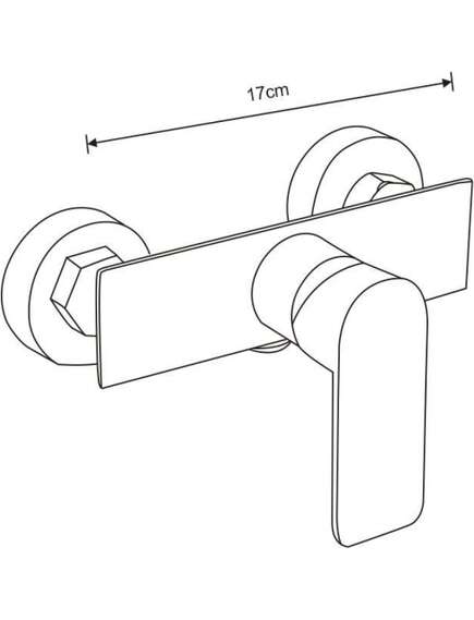 Mexen Alfa DQ40 zestaw prysznicowy, złoty - 745704DQ40-50, 3 image