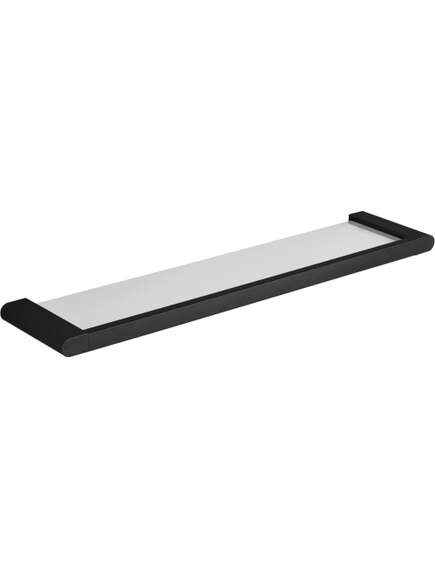 Mexen Adox wisząca półka szklana, czarna - 7018237-70
