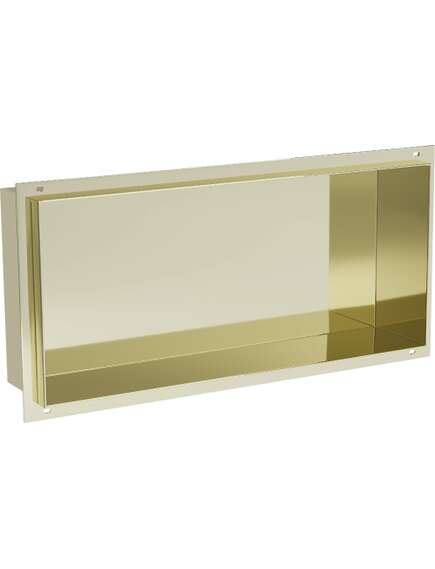 Mexen X-Wall-NR półka wnękowa bez kołnierza 45 x 20 cm, złota - 1951452010