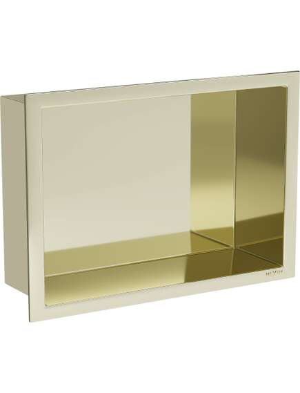 Mexen X-Wall-R półka wnękowa z kołnierzem 30 x 20 cm, złota - 1950302010