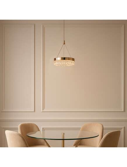 Toolight LAMPA WISZĄCA LED LHJ097-CP JASNE RÓŻOWE ZŁOTO, 4 image