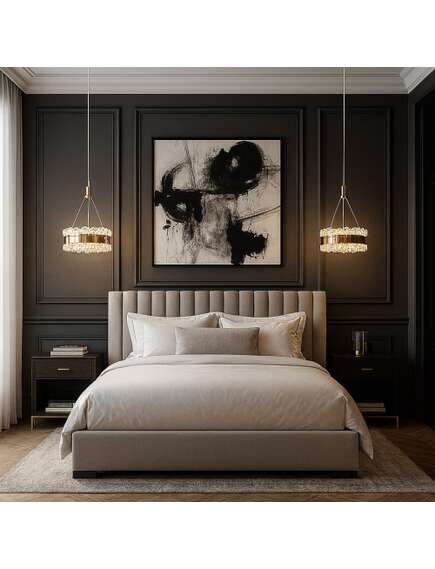 Toolight LAMPA WISZĄCA KRYSZTAŁOWA LED LHJ099-CP ZŁOTA, изображение 3