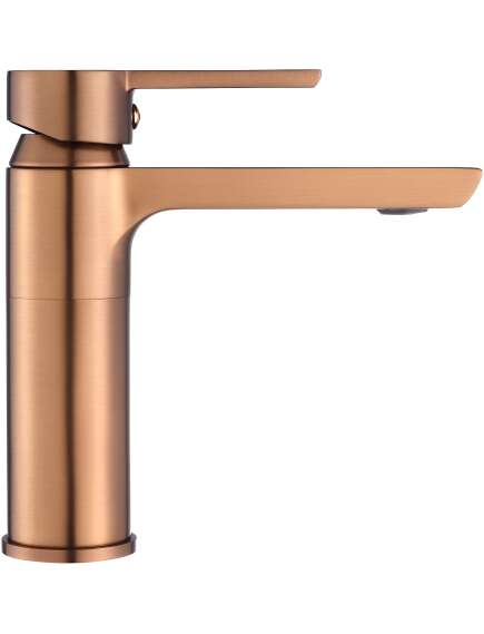 Rea Sanitary Bateria Umywalkowa REA ARGUS MIEDŹ SZCZOTKOWANA Niska, 2 image