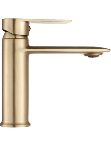 Rea Sanitary Bateria Umywalkowa REA Veneta Złota Szczotkowana Niska, изображение 2