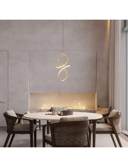 Toolight LAMPA WISZĄCA LED LHJ091-1CP GOLD, 5 image