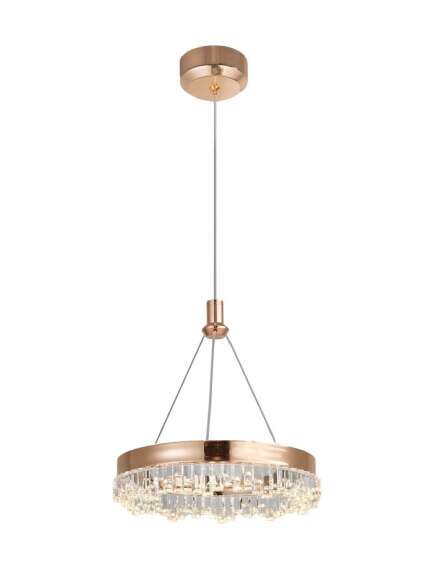 Toolight LAMPA WISZĄCA LED LHJ097-CP JASNE RÓŻOWE ZŁOTO