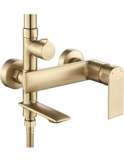 Rea Sanitary Zestaw prysznicowy Rea Veneta Złoty Szczotkowany, 2 image