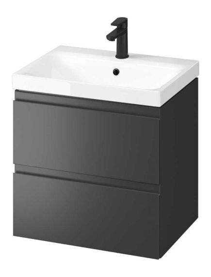 Cersanit Mēbeļu kompl.B896 ar izlietni Moduo-60cm, antrac.