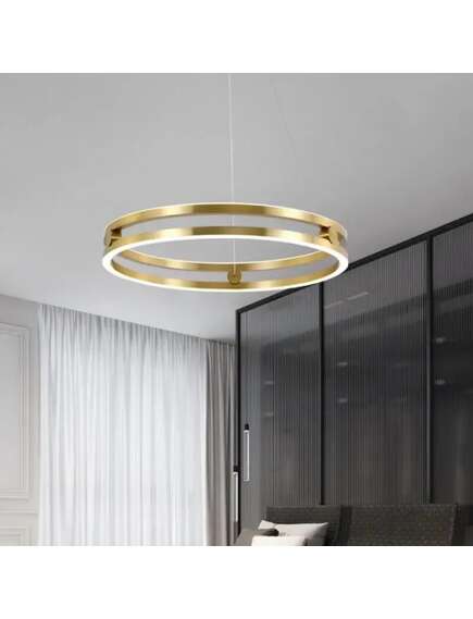 Toolight Lampa wisząca LHJ015-CP 60 CM GOLD, 3 image