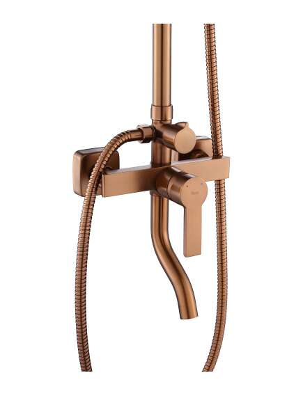 Rea Sanitary Zestaw Natryskowy REA ARGUS MIEDŹ SZCZOTKOWANA, изображение 2