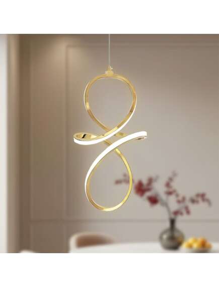 Toolight LAMPA WISZĄCA LED LHJ091-1CP GOLD, 2 image