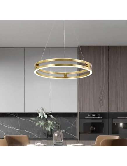 Toolight Lampa wisząca LHJ015-CP 60 CM GOLD, 4 image