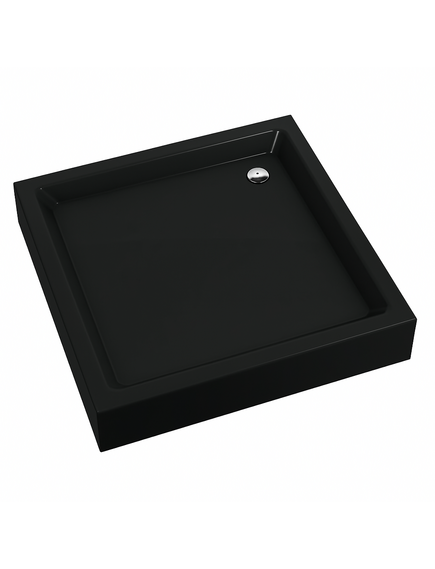 Vento Душевой поддон Vento 80X80x16 черный