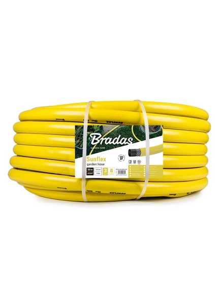 Bradas Шланг садовый SUNFLEX 1'-50 m, желтый