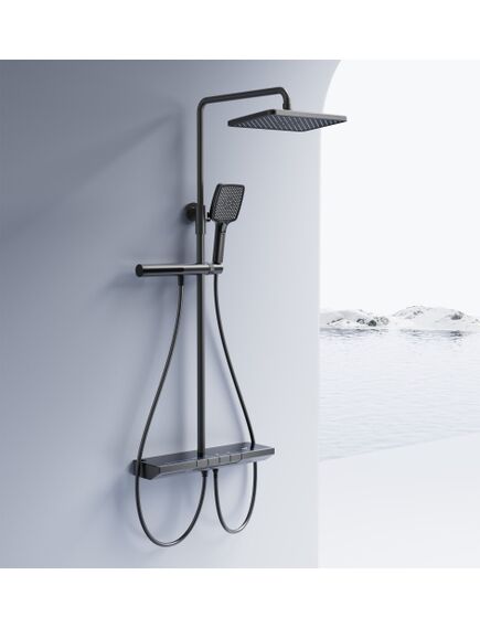 Rea Sanitary Zestaw Prysznicowy z Termostatem REA Pedro Tytan, 3 image