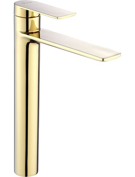 Rea Sanitary Bateria Umywalkowa REA STORM Złota Gold Wysoka