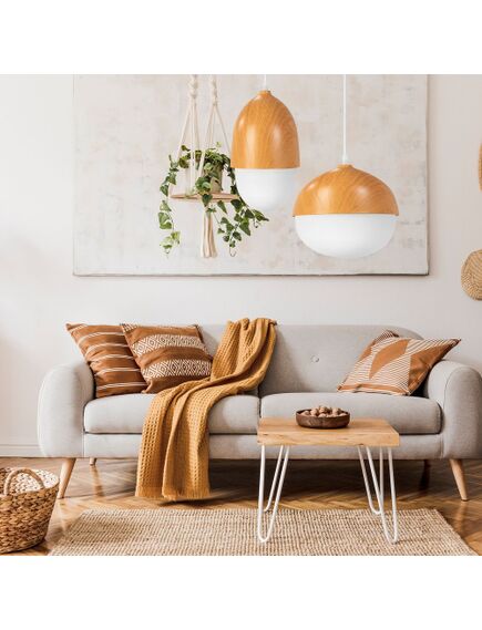 Toolight Lampa Sufitowa Wisząca Orzeszek Boho APP951-1CP Ground, изображение 4