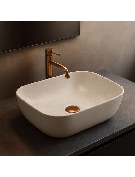 Rea Sanitary Umywalka nablatowa Rea Belinda Sandy, изображение 2