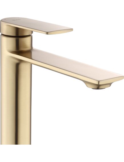 Rea Sanitary Bateria Umywalkowa REA STORM Złota Szczotkowana Wysoka, 2 image