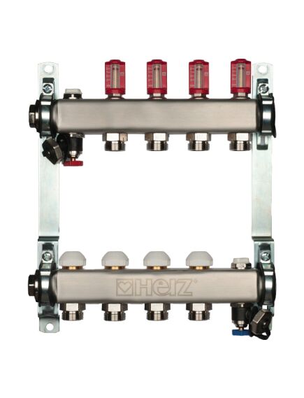 Herz Коллектор теплого пола TS 1"x3/4"н.р. 15 контур (1