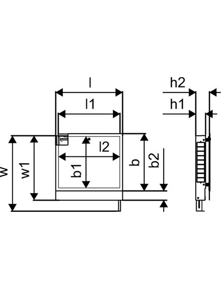 Uponor Vario sadalītāja skapis, iebūvējams 1150x730x110 mm, 2 image