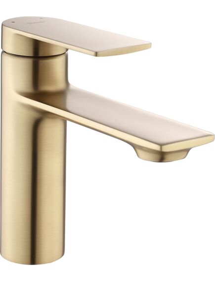 Rea Sanitary Bateria Umywalkowa REA STORM Złota Szczotkowana Niska, 2 image