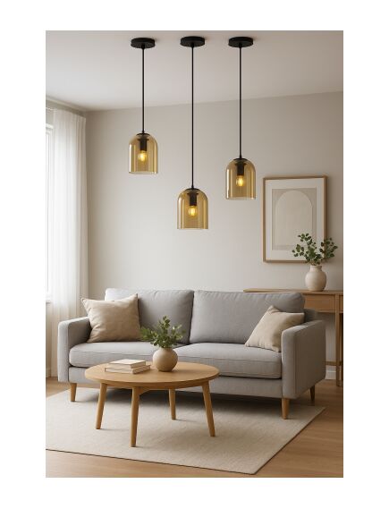 Toolight LAMPA WISZĄCA APP1704-1PC Amber, изображение 5