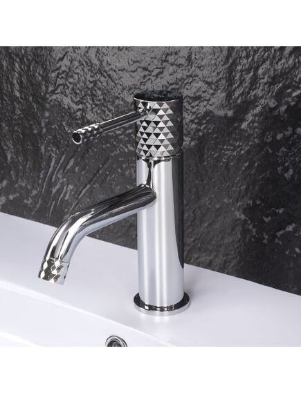 Rea Sanitary Bateria umywalkowa Rea Lungo Diamond Chrom Niska, изображение 4