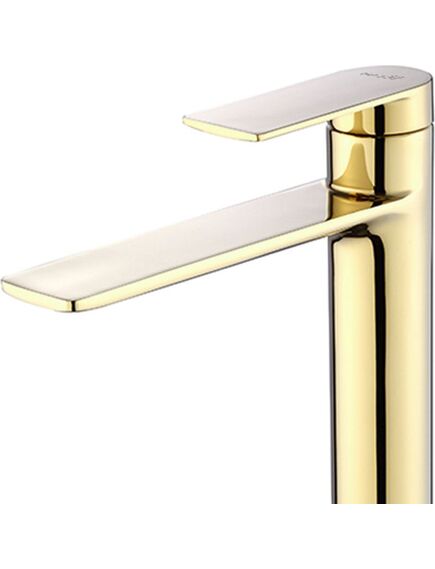 Rea Sanitary Bateria Umywalkowa REA STORM Złota Gold Wysoka, 2 image